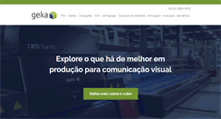 Desktop Screenshot of geka.com.br