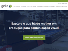 Tablet Screenshot of geka.com.br